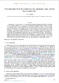 The digitized First Byurakan Survey database. New carbon stars confirmed