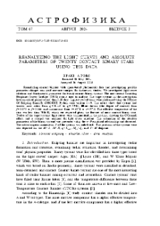 Reanalyzing the light curves and absolute parameters of twenty contact binary stars using Tess data