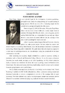 Floyd Henry Allport