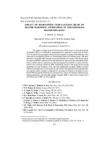 Impact of High-Power Cosh-Gaussian Beam on Second Harmonic Generation in Collisionless Magnetoplasma