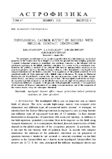 Topological Casimir Effect In Models With Helical Compact Dimensions