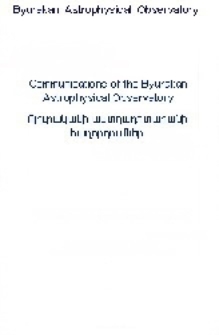 Communications of the Byurakan Astrophysical Observatory, 2024, Vol. 71, Issue 2