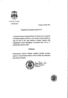 Decreto di Chiusura Definitiva