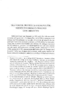 Tra visione profetica e realpolitik
