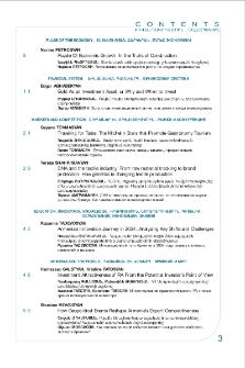 Բովանդակություն; Содержание; Contents