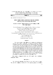 About the Limitations of the SOC model application for earthquakes