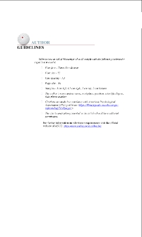 Author guidelines