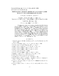 Propagation characteristics of q-Gaussian laser beam in cold collisionless plasma