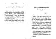 Thomas Gamkrelidze's reply to John Greppin