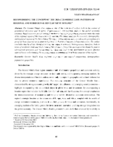 Reconsidering The Concept Of The Greater Middle East: Patterns Of Regional And Subregional Development Dynamic