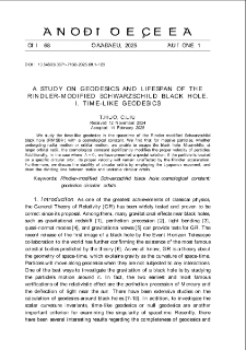 A Study On Geodesics And Lifespan Of The Rindler-Modified Schwarzschild Black Hole.I. Time-Like Geodesics