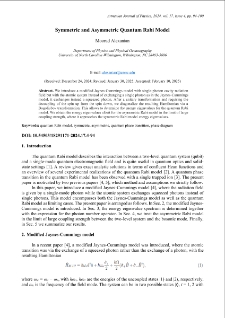 Symmetric and Asymmetric Quantum Rabi Model