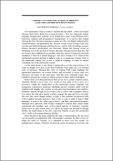 Comparative Study of Charlotte Brontë’s “Jane Eyre” and Srpuhi Dussap’s “Mayda”