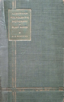 Illustrated polyglottic dictionary of plant names