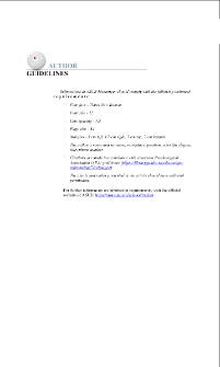 Author guidelines
