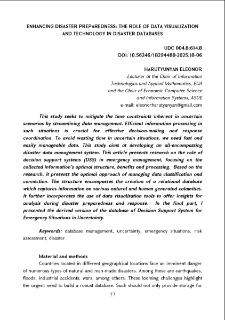 Enhancing Disaster Preparedness: The role of Data Visualization and Technology in Disaster Databases