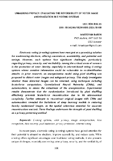 Unmasking Privacy: Evaluating the Reversibility of Voter Image Anonymization in E-Voting Systems