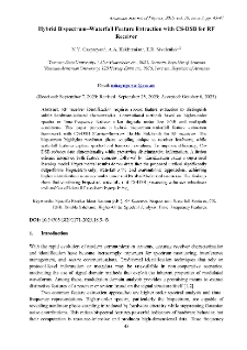 Hybrid Bispectrum–Waterfall Feature Extraction with CS-DSB for RF Receiver