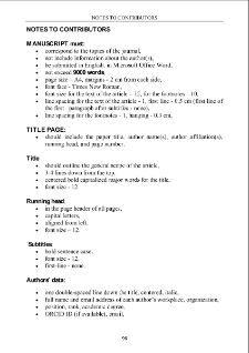 Notes to Contributors