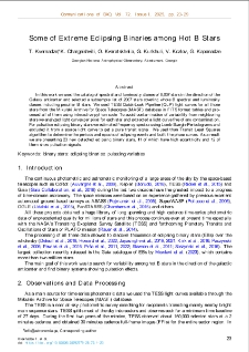 Some of Extreme Eclipsing Binaries among Hot B Stars