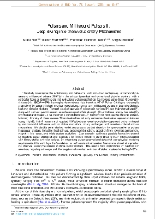 Pulsars and Millisecond Pulsars II:Deep diving into the Evolutionary Mechanisms