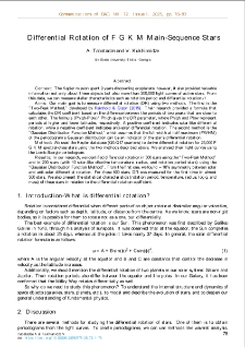 Differential Rotation of F G K M Main-Sequence Stars