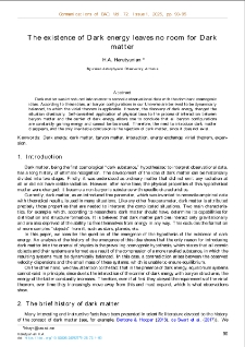 The existence of Dark energy leaves no room for Darkmatter