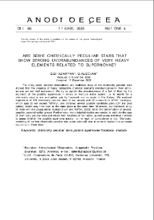 Are Some Chemically Peculiar Stars That Show Strong Overabundances Of Very Heavy Elements Related To Supernovae?