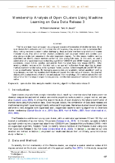 Membership Analysis of Open Clusters Using Machine Learning on Gaia Data Release 3