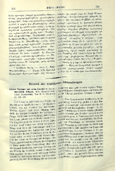 Resum&eacute; der wichtigsten Abhandlungen