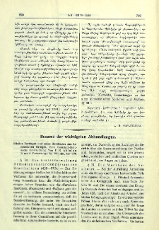 Resum&eacute; der wichtigsten Abhandlungen