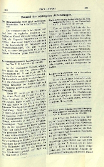 Resum&eacute; der wichtigsten Abhandlungen