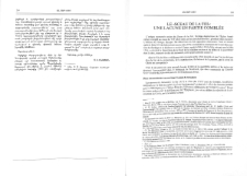 Le Sceau de la Foi: Une Lacune en Partie Comblee