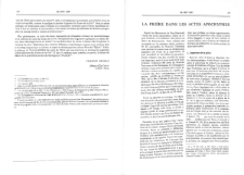 La Priere Dans Les Actes Apocryphes