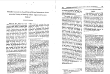A Reader Responds to Joseph Emin 's Life and Adventures: Notes toward a "History of Reading in Late Eighteenth Century Madras