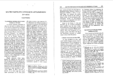 Quatre pamphlets Catholiques Antiarm&eacute;niens