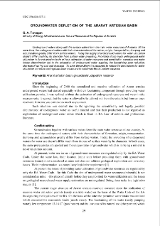 Groundwater depletion of the ararat artesian basin