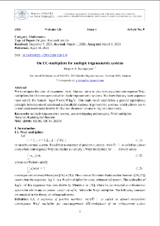On UC-multipliers for multiple trigonometric systems