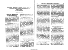 A ,,Holistic" Grammar of Modern Eastern Armenian