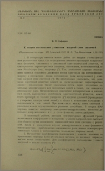 К теории поглощения γ-квантов ядерной спин системой