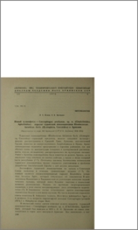 Новые коккофагус-Coccophagus avetianae, sp. n. (Chalcidoidea, Aphelinidae)-паразит туранской ложнощитовки Rhodococcus turanicus Arch. (homoptera, Coccoidea) в Армении