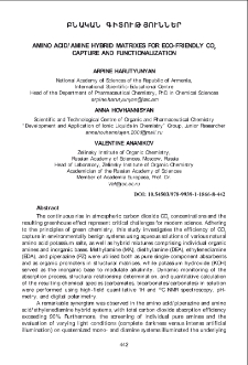 Amino Acid/Amine Hybrid Matrixes for Eco-Friendly CO2 Capture and Functionalization
