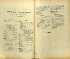 Նիւթերու ցանկ, ԿԸ․ 1954 տարի