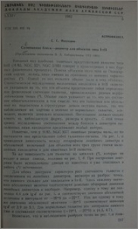 Соотношение блеск-диаметр для объектов типа IrrII