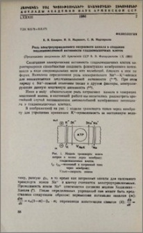 Роль электроуправляемого натриевого канала в создании медленноволновой активности гладкомышечных клеток