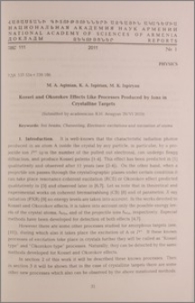 Kossel and Okorokov Effects Like Processes Produced by Ions in Crystalline Targets