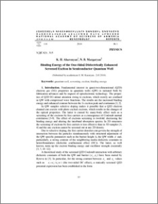 Binding Energy of the One-Sided Dielectrically Enhanced Screened Exciton in Semiconductor Quantum Well