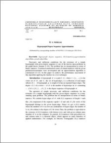 Hypergraph Degree Sequence Approximation