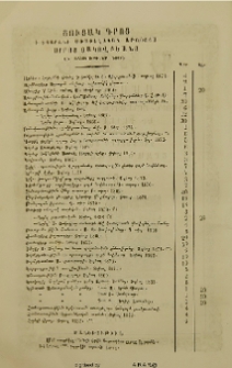Բաժանորդագրութեան պայմանք