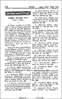 Միքայէլ Թոխատցի Գրիչ (1606-1638).- Յակոբ Վրդ. Կրակկացի (1270?-1335?)